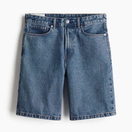 Men’s Relaxed Fit Denim Shorts With Blue Color